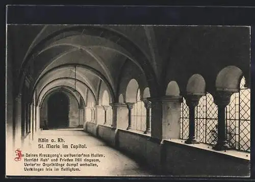 AK Köln a. Rh., St. Maria im Capitol