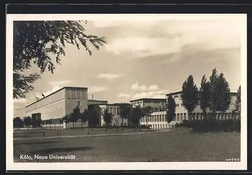 AK Köln-Lindenthal, Blick zur Neuen Universität