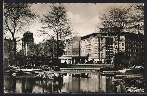 AK Köln-Neustadt, Sparkasse am Ebertplatz