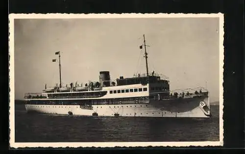 AK Passagierschiff SS Kralj Aleksandar I. in Fahrt