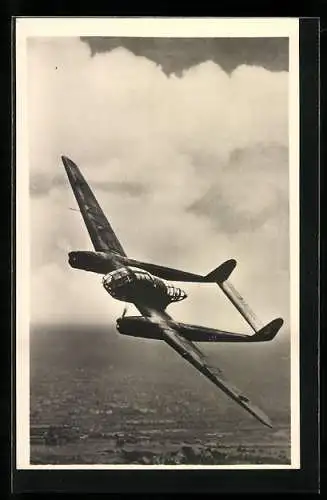 AK Focke-Wulf Nahaufklärer FW 189 der Luftwaffe