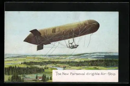 AK The New Parseval dirigible Air-Ship
