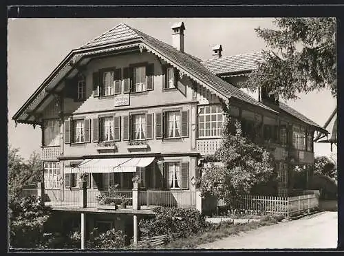 AK Homberg b. Thun, Pension zur Post, Bes. Fam. G. Stähli-Stuckl