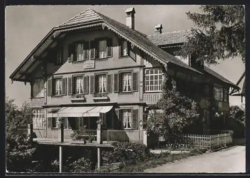 AK Homberg b. Thun, Pension zur Post, Bes. Fam. G. Stähli-Stuckl