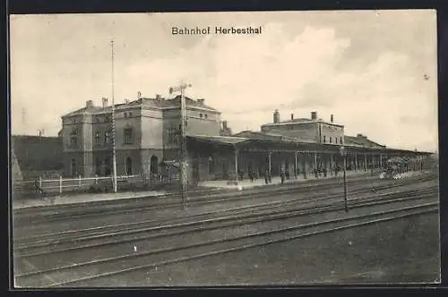 AK Herbesthal, Bahnhof