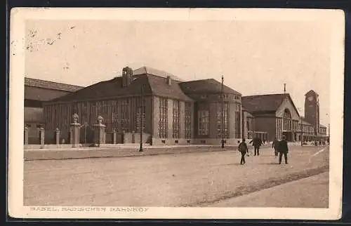 AK Basel, Der Badische Bahnhof