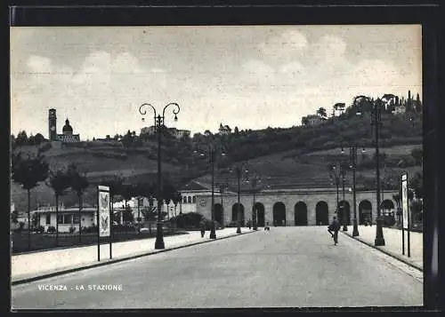 AK Vicenza, La Stazione, Bahnhof