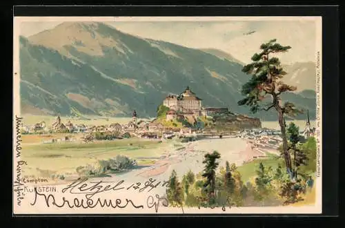 Künstler-AK Edward Theodore Compton: Kufstein, Gesamtansicht