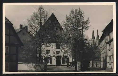 AK Soest, Gasthaus und Brauerei Carl Topp