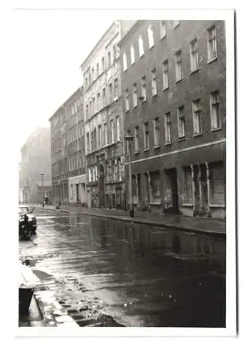 Fotografie unbekannter Fotograf, Ansicht Berlin-Mitte, Wohnhäuser in der Linienstrasse