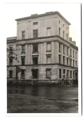 Fotografie unbekannter Fotograf, Ansicht Berlin-Mitte, Gebäude Ecke Linienstrasse