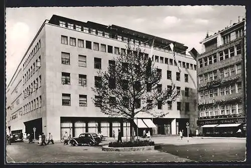 AK Köln am Rhein, Wallrafplatz mit N. W. D. R.