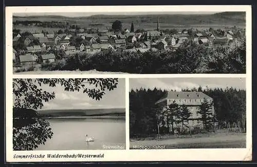 AK Waldernbach / Westerwald, Hotel Hildegardishof, Ortsansicht