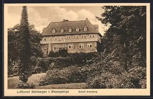 AK Steinbergen i. Wesergebirge, Schloss Arensburg