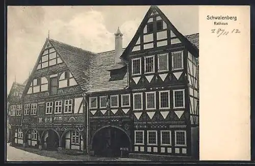 AK Schwalenberg, am Rathaus