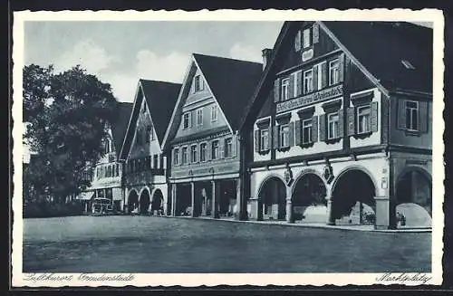 AK Freudenstadt, Marktplatz mit Cafe-Konditorei-Weinstube