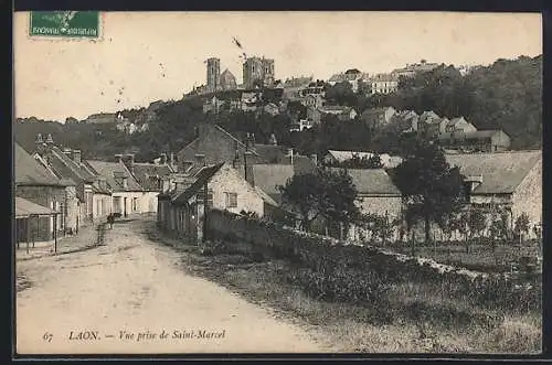 AK Laon, Vue prise de Saint-Marcel