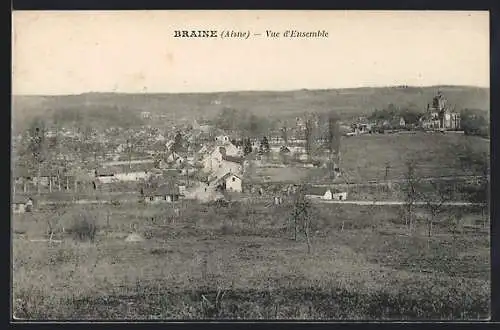 AK Braine /Aisne, Vue d`Ensemble