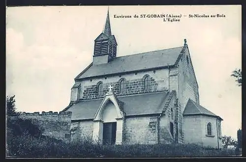 AK St-Gobain /Aisne, St-Nicolas au-Bois, L`Eglise