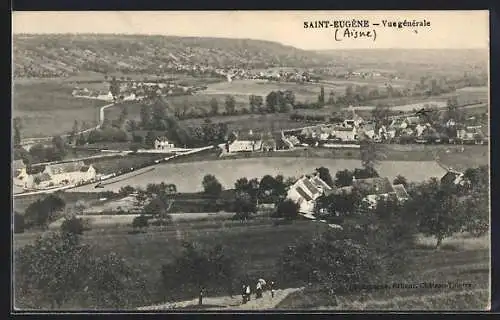 AK Saint-Eugène /Aisne, Vue générale