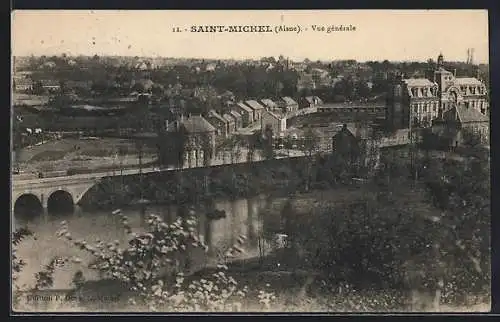 AK Saint-Michel /Aisne, Vue générale