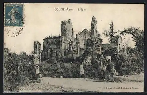 AK Soupir /Aisne, L`Église