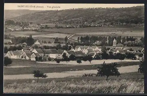 AK Saint-Eugène /Aisne, Vue générale