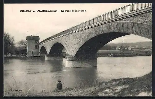 AK Charly-sur-Marne, Le Pont de la Marne