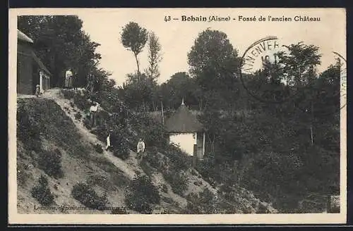 AK Bohain /Aisne, Fossé de l`ancien Château