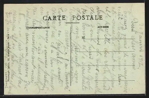 AK Bouy et Conin /Aisne, Guerre 1914-16, Pont sauté sur le Canal