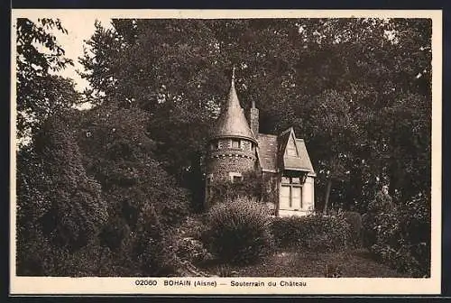 AK Bohain /Aisne, Souterrain du Château