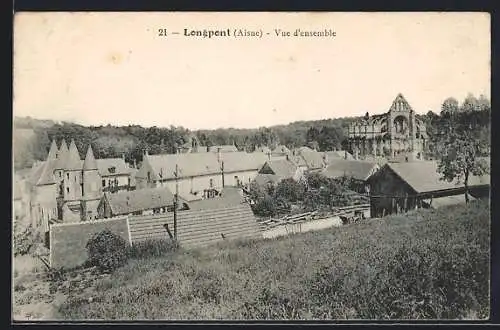 AK Longpont /Aisne, Vue d`ensemble