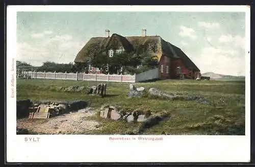 AK Sylt, Bauernhaus in Wenningstedt