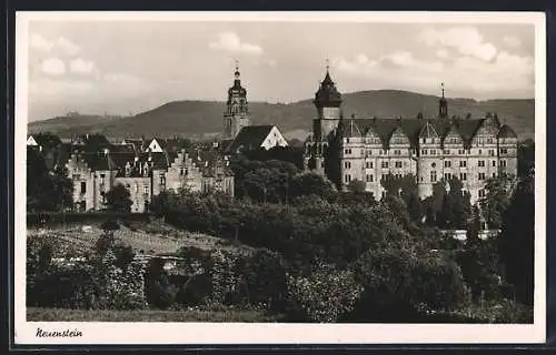 AK Neuenstein / Württ., Schloss und Kirche