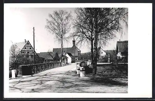 AK Bösingen, Blick auf Brücke