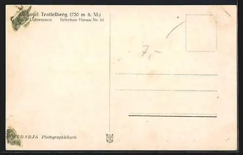 AK Lichtenstein / Honauertal, Albhotel Traifelberg