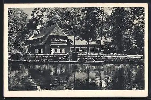 AK Berlin, Am neuen See im Tiergarten