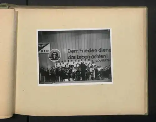 Fotoalbum mit 61 Fotografien, Magdeburg, II. Internationale DDR Eisenbahnermeisterschaft im Boxen 1961