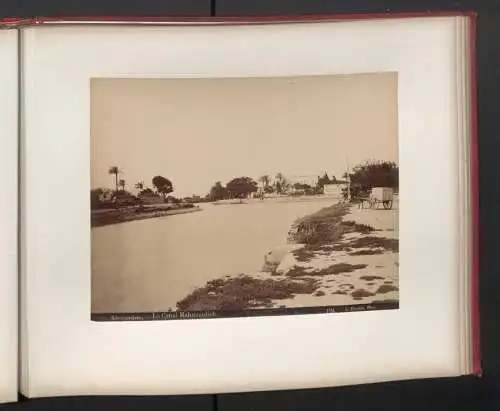 Fotoalbum mit 27 Fotografien, Ansicht Alexandria, Orient-Reise 1890, Tracht, Adelphoi Zangaki, Luigi Fiorillo, Danseuse