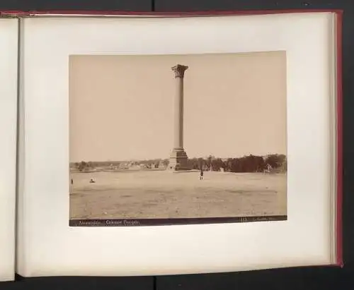 Fotoalbum mit 27 Fotografien, Ansicht Alexandria, Orient-Reise 1890, Tracht, Adelphoi Zangaki, Luigi Fiorillo, Danseuse