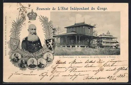 AK Boma, Le Presbytere et la maison du gouverneur