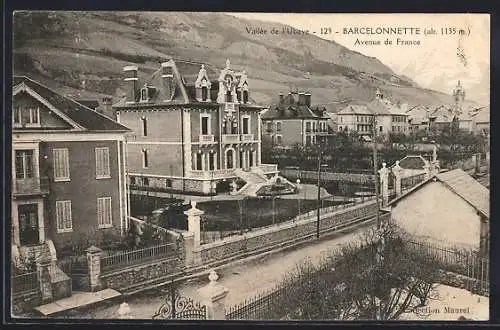 AK Barcelonnette, Avenue de France