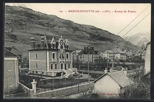 AK Barcelonnette, Avenue de France