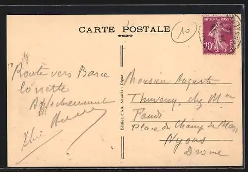 AK Beauvezer /B.-A., Alp Hotel, Station Estivale