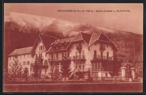 AK Beauvezer /B.-A., Alp. Hotel, Station Estivale