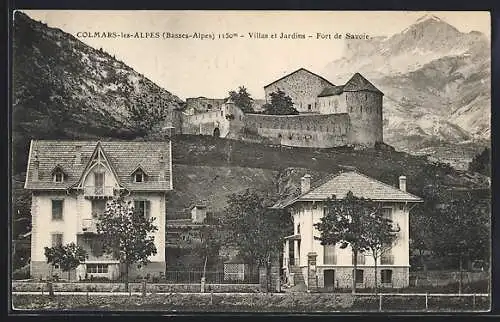 AK Colmars-les-Alpes, Villas et Jardins, Fort de Savoie