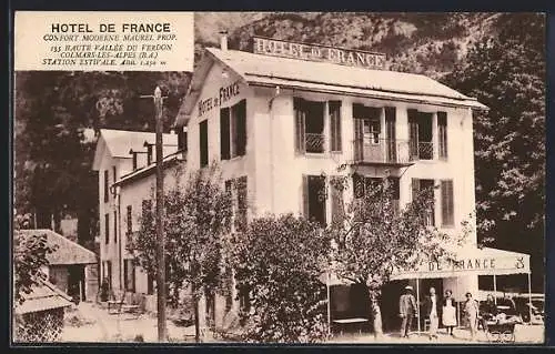 AK Colmars-les-Alpes, Hotel de France