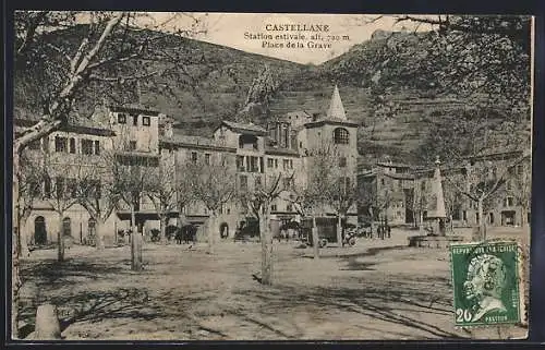 AK Castellane, Place de la Grave