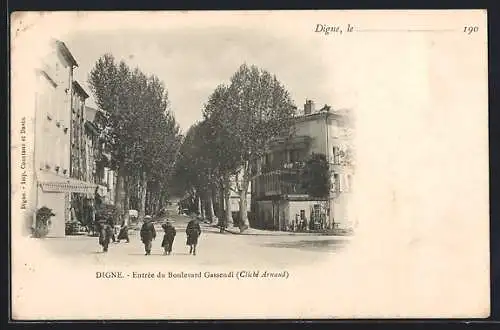 AK Digne, Entree du Boulevard Gassendi