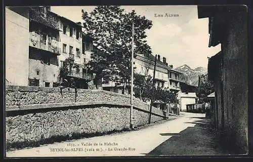 AK Seyne-les-Alpes, La Grande Rue